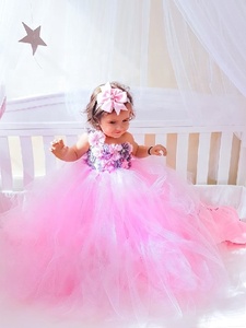Princess Flower Girl <b>Birthday</b> Wedding Tutu Custom Evening Gown Baby Kids Girls <b>Dress</b> <b>Birthday</b> <b>Dress</b> For Women - Product Image 4