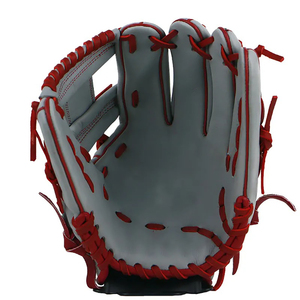Guantes de Béisbol de Cuero Negro de Alto Rendimiento para Exteriores, Material Duradero, Antideslizantes, para Entrenamiento y Práctica para Adultos - Product Image 2