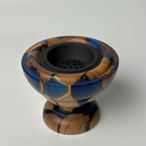 Ensemble de brûleurs d'encens Mubkhar de luxe haut de gamme, fabriqués à la main en résine époxy et bois, Bakhoor pour la maison, cadeau aromatique, diffuseur d'encens - Product Image 3