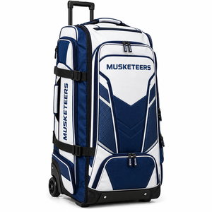 Sacs de cricket légers avec roulettes et rangement supplémentaire, sacs de cricket imperméables avec roulettes et compartiment à chaussures - Product Image 1