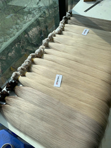 Extensions de cheveux Nasa Hair Premium 20-26 pouces 100% Remy vierges vietnamiennes, trame machine, super double drawn, blond ton froid - Product Image 5
