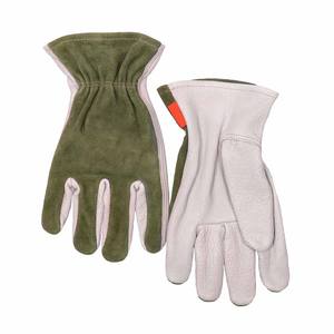 Gants de Conduite en Cuir de Vachette Pleine Fleur et Croûte de Cuir, Performance Optimale, Unisexe, pour Travaux Intenses et Activités de Plein Air - Product Image 4