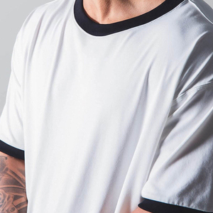 เสื้อยืดโอเวอร์ไซส์รุ่นใหม่ล่าสุดสำหรับผู้ชาย ผ้าฝ้าย 100% เป็นมิตรกับสิ่งแวดล้อม แห้งเร็ว แขนสั้น สวมใส่สบาย ผลิตโดย HAIDIIII SPORTS 202 - Product Image 2