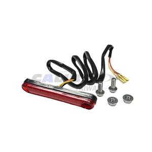 TAIWAN CALIBRE Compact Moto LED Feu arrière Flexible avec Adhésif et Montage à Vis pour Surfaces Courbées - Product Image 1