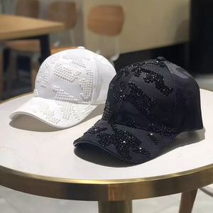 Nueva Gorra de Béisbol Unisex con Diseño de Pato, 100% Poliéster, Tejido de Rizo, Impermeable, para Todas las Estaciones, Informal para Exteriores, con Diamantes, Estilo Coreano - Product Image 1