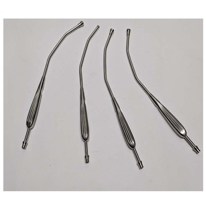 ท่อดูดยาแบบ Yankauer ทำจากสแตนเลสเกรดพรีเมียม โดย metal med ความยาว 11-3/4 นิ้ว ถึง 12-1/4 นิ้ว (25 ซม. ถึง 31 ซม.) - Product Image 2