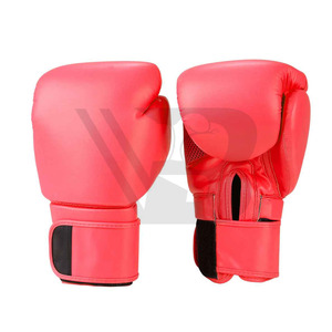 Durable Leather Laced Boxing <b>Gloves</b> with Custom Logo Custom Color <b>Moisture</b> Wicking Unisex Training <b>Gloves</b> - Product Image 4
