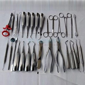 Nuevos Conjuntos de Instrumentos Dentales Color Plata de Alta Calidad en Venta - Product Image 2
