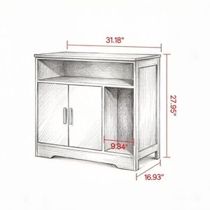 Mobiletto Lettiera per Gatti di Lusso in Legno - Grande Capacità, Ecologico, Forma Rettangolare per Soggiorno - Product Image 3