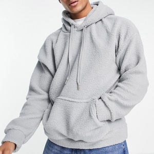 Sweat-shirt à capuche en sherpa pour homme avec tissu polaire 350 g/m², service de marque privée pour l'inventaire de vente au détail saisonnier - Product Image 6