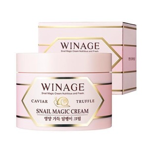 Crème Visage Coréenne à la Sécrétion d'Escargot Magique et à l'Acide Hyaluronique 100ml K-Beauty Estampage Or pour Tous Types de Peau Hydratant Nourrissant - Product Image 1