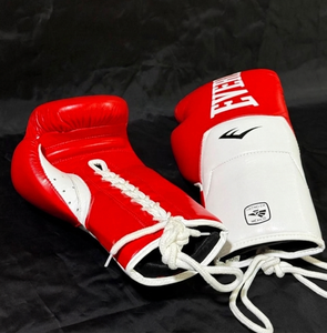 Gants de boxe en cuir de vachette à lacets avec élasticité pour le sparring professionnel d'élite Sanda - Product Image 5