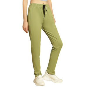 High Quality Women Jogger <b>Pants</b> 100 Percent Cotton Blend Fleece Lined Elastic Waist Winter Trousers - Product Image 4