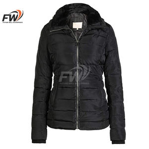 Chaqueta Acolchada Unisex OEM al Por Mayor, Precio Económico, Nuevo Diseño, con Logotipo Personalizado, Chaqueta Acolchada con Cremallera y Resistente al Viento para Mujer - Product Image 1