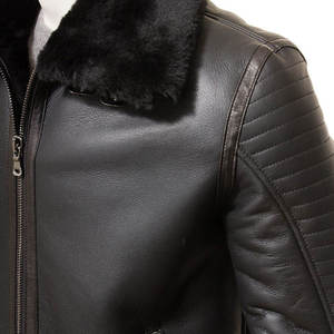 Veste en cuir véritable pour homme, tendance streetwear, imperméable et coupe-vent, vêtement d'extérieur élégant, vente chaude - Product Image 4