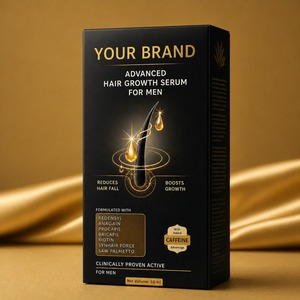 Suero para el Crecimiento del Cabello para Hombres de Marca Privada, para el Control de la Caída del Cabello y el Apoyo al Recrecimiento del Cabello - Product Image 1