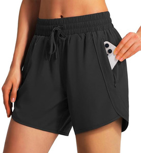 กางเกงขาสั้นลำลองผู้ชายสำหรับฤดูร้อน ผ้าเทอร์รี่ แห้งเร็ว กันยับ ปักลายชายผ่า เอวยางยืดสูง ระบายอากาศได้ดี ทรงหลวม - Product Image 1