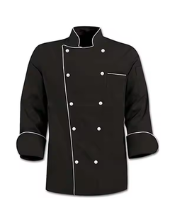 Uniforme de chef de restaurant, uniforme de chef, uniforme de cuisine d'hôtel, veste de chef, vêtements de travail pour le personnel d'hôtel, vêtements de travail professionnels pour la cuisine - Product Image 2