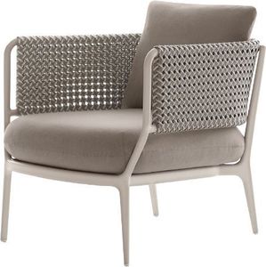 Outdoor And Indoor Longue Chair with Metal Frame And <b>Cushions</b> For Luxury Garden Home Balcony And Hotels - Product Image 1