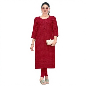 Salwar Kameez de Rayón Real, Hermoso y Moderno, con Bordado, Diseño Tradicional, Perfecto para Bodas y Fiestas - Product Image 1