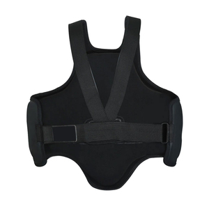 Black White PVC Boxing Chest Protector <b>Training</b> Gear for MMA Muay Thai Winter Customized Packaging & Brand - Product Image 3