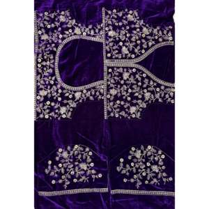 Hermoso Sari de Vestir para Bodas con Bordado Zari para Fiestas - Product Image 1