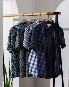 All Over Printing Design High Quality Pique Vacation Hawaiian Beach <b>Dress</b> Shirt for <b>Men</b> - Product Image 2