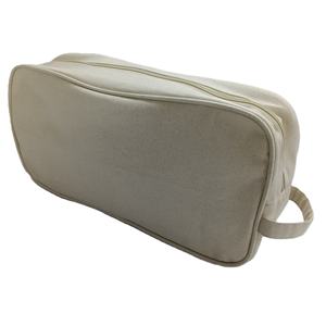 Sac de toilette personnalisé en toile de coton naturel de 12 oz, sac de transport cosmétique, sac de voyage pour la personnalisation et la promotion - Product Image 3