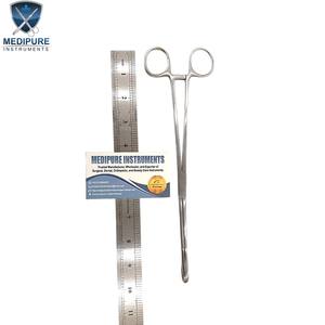 Pinzas de Esponja de Calidad Premium con Agarre Firme, Tamaño Personalizable, Instrumento Quirúrgico con Mango de Anillo y Puntas Serradas de Acero Inoxidable - Product Image 4