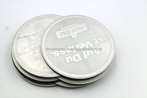 Posavasos redondo de aluminio de gran oferta SetHome & Hotel Use para todas las ocasiones - Product Image 3