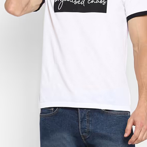 Camiseta Deportiva Personalizada para Hombre, Verano, Nueva, 100% Algodón Grueso, Corte Regular, Estilo Urbano, Manga Corta, Color Sólido, Ecológica - Product Image 5