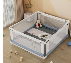 Barrera de Seguridad para <span class=keywords><strong>Cama</strong></span> de Niños, <span class=keywords><strong>Barandilla</strong></span> Anticaídas con Instalación Gratuita, <span class=keywords><strong>Barandilla</strong></span> Superior para Cuna de Bebé, 1.8 m - Product Image 1