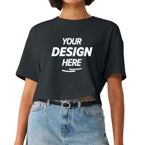 Women's <b>White</b> <b>Crop</b> <b>Top</b> Short Sleeve Crew Neck T-Shirt 100% Cotton Jersey Loose Fit Casual Letter Print Summer Wear - Product Image 4