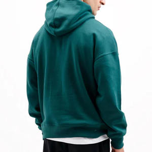 Customizable 100% Cotton Fleece Zipper-Up Hip Hop Hoodie for Men Heavyweight Oversized Winter Windproof <b>Waterproof</b> - Product Image 4