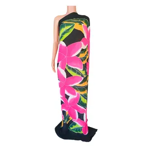 Bán buôn thời trang mới tùy chỉnh tái chế Rayon rPet Lady bãi biển pareo sarong cho phụ nữ