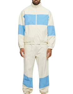 Conjunto Deportivo Premium para Hombre con Paneles de Color, Chaqueta con Cierre y Cuello Alto y Pantalones, Ligero, Informal, para Entrenamiento Atlético - Product Image 3