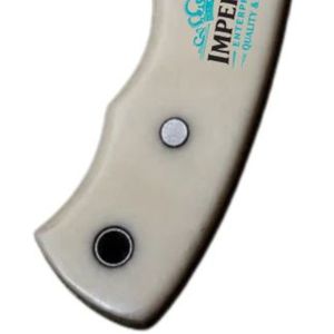 Cuchillo de Caza de Hoja Fija de Damasco con Mango de Hueso de Marfil, Forjado a Mano, para Camping, Supervivencia y Uso al Aire Libre, Personalizado OEM - Product Image 2