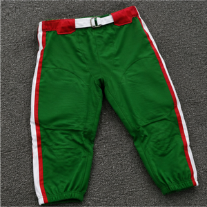 Conjunto de Uniforme de Fútbol Americano Verde para Hombre Adulto, Jersey de Manga Corta con Cuello en V Estampado y Pantalones con Cinturón, 100% Poliéster Transpirable - Product Image 4