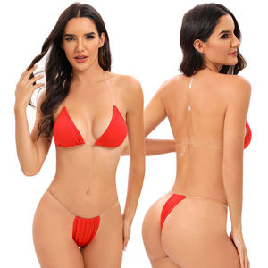 Servicio OEM, Conjunto de Bikini para Mujer, MOQ Bajo, Alta Calidad, Estilo Atractivo, Traje de Baño de Dos Piezas, Secado Rápido, Estampado Animal, Logotipo Frontal, Tanga - Product Image 4