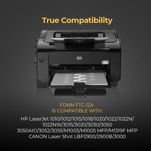 Cartouche de toner laser HP compatible IVOOMi 12A, rendement de 500 pages, emballage en vrac - Product Image 4