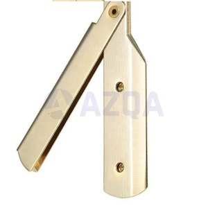 folding barber razor barber razor straight <b>edge</b> razor single blade razor single blade barber razor professional shaving razor - Product Image 4