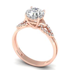 Bagues de fiançailles REYES en argent sterling 925 avec moissanite taille princesse de 3,1 carats, cadeau d'anniversaire original en or 14 carats, bijoux fins - Product Image 4