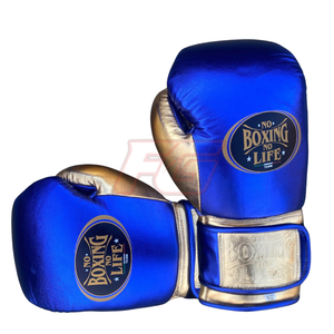 Guantes de Boxeo de Entrenamiento No Boxing No Life, Diseño de Dedos Completos, Cierre de Gancho y Bucle, Cuero Vacuno, Absorción de Humedad, Secado Rápido - Product Image 4
