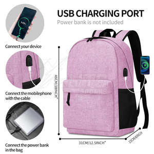 Custom Logo Strong Stitching Multi-Pocket Design Polyester Zipper Water-Proof <b>Large</b> <b>Capacity</b> Travel <b>Backpack</b> for Laptop Hiking - Product Image 4