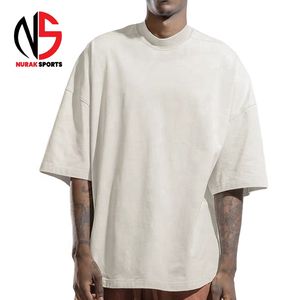 เสื้อยืดผู้ชาย 100% ผ้าฝ้าย 240gsm คุณภาพหรู ทรงโอเวอร์ไซส์ ทรงบ็อกซี่ ไหล่ตก สั่งทำพิเศษ ผ้าฝ้าย 100% ทรงหลวม พิมพ์ลาย ปี 2026 - Product Image 6