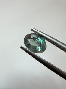 Piedra Preciosa Suelta de Alejandrita, Corte Ovalado, Verde Azulado, Facetada, Piedra Natural Certificada por IGI, 0.99 Ct, 5.10x7mm, Gema Rara de Colección para Joyería Fina - Product Image 1