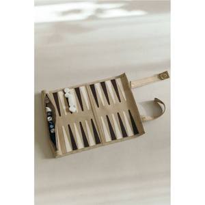 Leather Rolling up <b>Backgammon</b> <b>Set</b> Tray Wedding Decorative Tray Leather Hand Gift Rolling up Customized LOGO and Color - Product Image 4