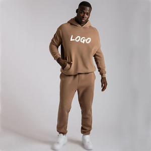 ชุดเซ็ตฮู้ดดี้และกางเกงวอร์มแบบยูนิเซ็กซ์ ผลิตตามสั่ง (OEM) ขายส่ง ผ้าฝ้ายฟลีซ สำหรับแบรนด์สตรีทแวร์ รับผลิตแบรนด์ส่วนตัว - Product Image 2