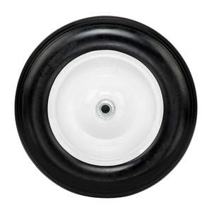 Rueda de coche de herramienta de espuma sólida de PU negra de 14,2 \" - Product Image 1