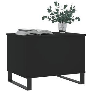 โต๊ะกาแฟไม้และโลหะสีดำขนาดกลาง - Product Image 4